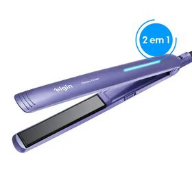 🟣 Prancha Alisadora Chapinha Elgin Glossy Color Bivolt 230C Tourmaline Íon - | #MagazineLuiza
❌ R$ 