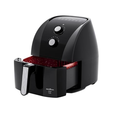 đ” Fritadeira Air Fryer BritĂąnia 5,5L 1500W BFR50 Redstone 2