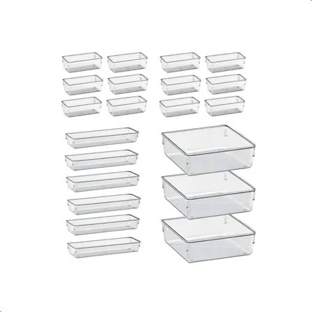 🟡 Kit 21 Organizador Multiuso Modular Gavetas Acrilico Rebirth | #MercadoLivre
✅ R$ 69,90
✳️ Preço