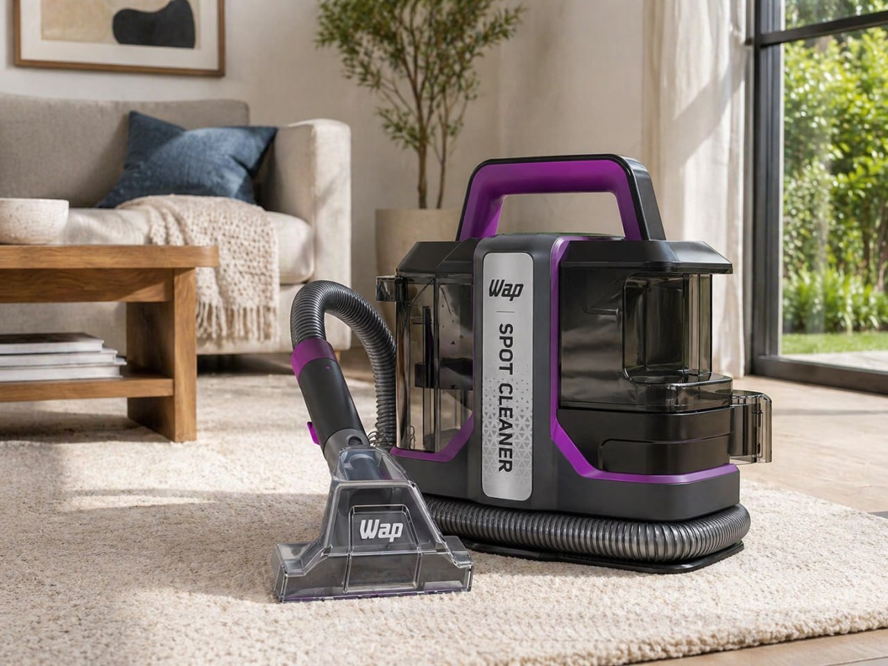 🔥 Extratora de Sujeira Portátil WAP Spot Cleaner W3 Borrifa Esfrega e Extrai 1450W de Potência e Bi