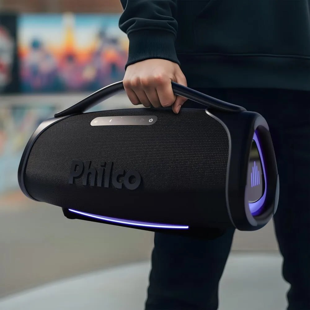 🔥 Caixa de som Boombox Philco Extreme Bluetooth V.5.4 300W PBX01
✅ R$ 629
🎟 Resgate cupom do anúnc