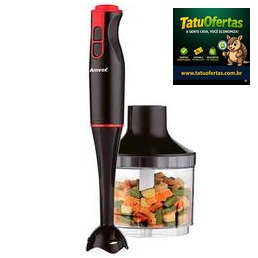 🟣 Mixer Amvox APR 400 400W 2 Velocidades 2 em 1 110V Preto/Vermelho - Mixer - Magazine Dopechinchou