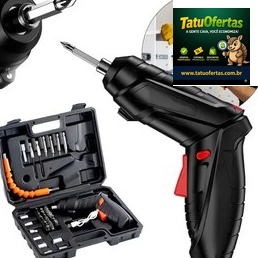🟣 Parafusadeira Recarregável Sem Fio 4.2v Bivolt Com Carregador 110v/220v Linha Premium - Home Good