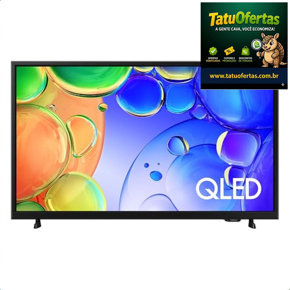 🔵 24% OFF | Samsung Smart TV 43 QLED Full HD Q5F 2025, Xbox Cloud Gaming, Canais Gratuitos, HDR, So