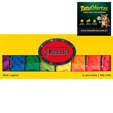 🔵 Kit Sabonete, PHEBO, Amarelo, 720g | #Amazon
❌ R$ 49,21
✅ R$ 33,99
🛒 GARANTA JÁ
🔗
✳️ Preço e es