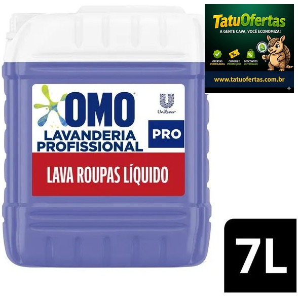 🟡 Lava Roupas Líquido Omo Lavanderia Profissional Lavagem 7 L | #MercadoLivre
❌ R$ 92,43
✅ R$ 56,74