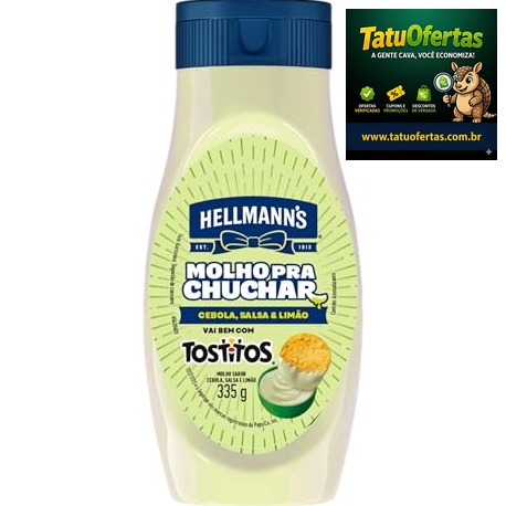 🔵 Hellmanns Molho pra Chuchar sabor Cebola, Salsa e Limão | #Amazon
❌ R$ 17,99
✅ R$ 11,75
🛒 GARANT