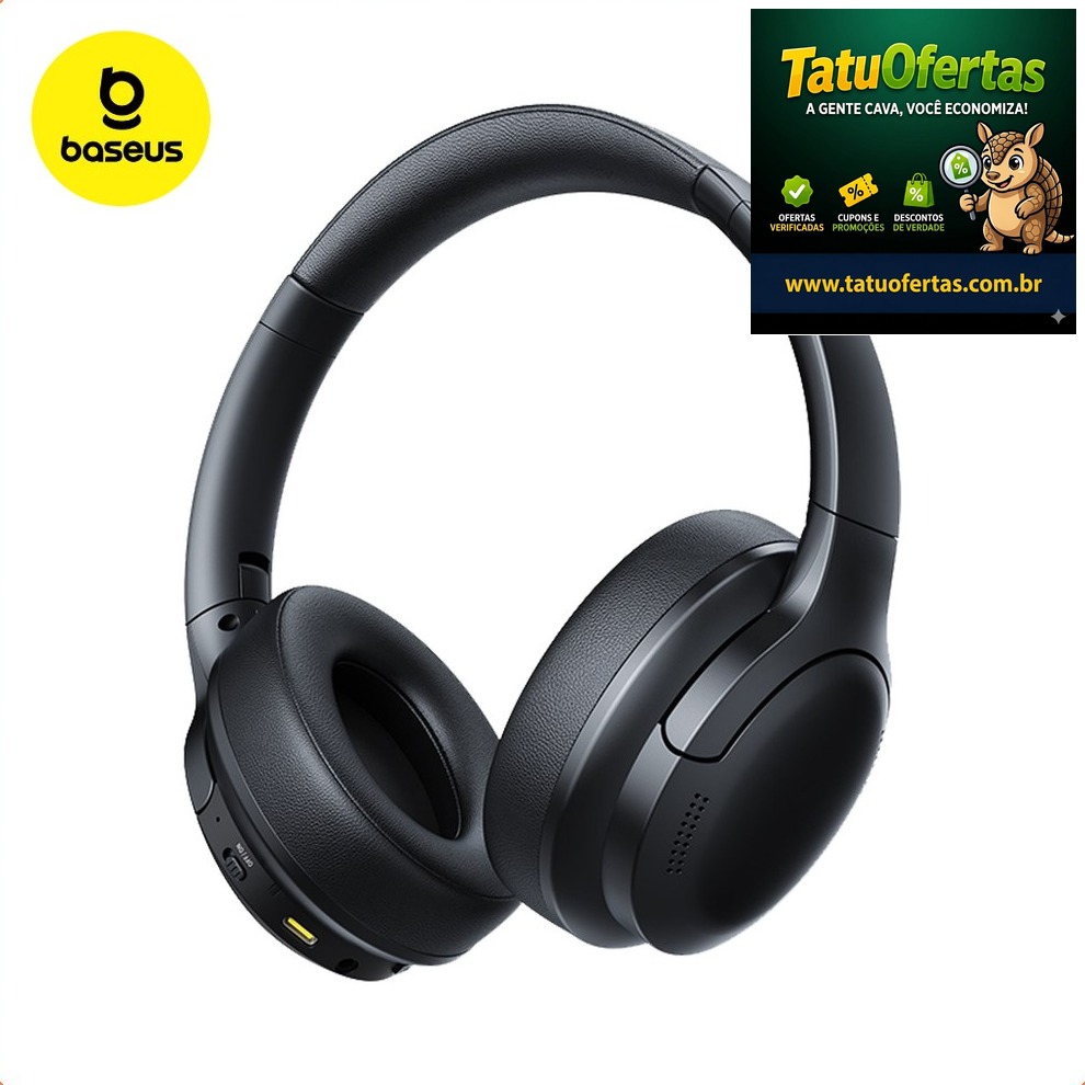 CORRE APROVEITAR 🏃
🟠 69% OFF | Headphone Baseus Bass BH1 L