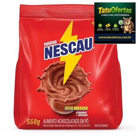 🔵 Achocolatado em Pó Nescau 550G | #Amazon
❌ R$ 17,29
✅ R$ 10,59
🔄 R$ 10,06 na recorrência
🛒 GARA