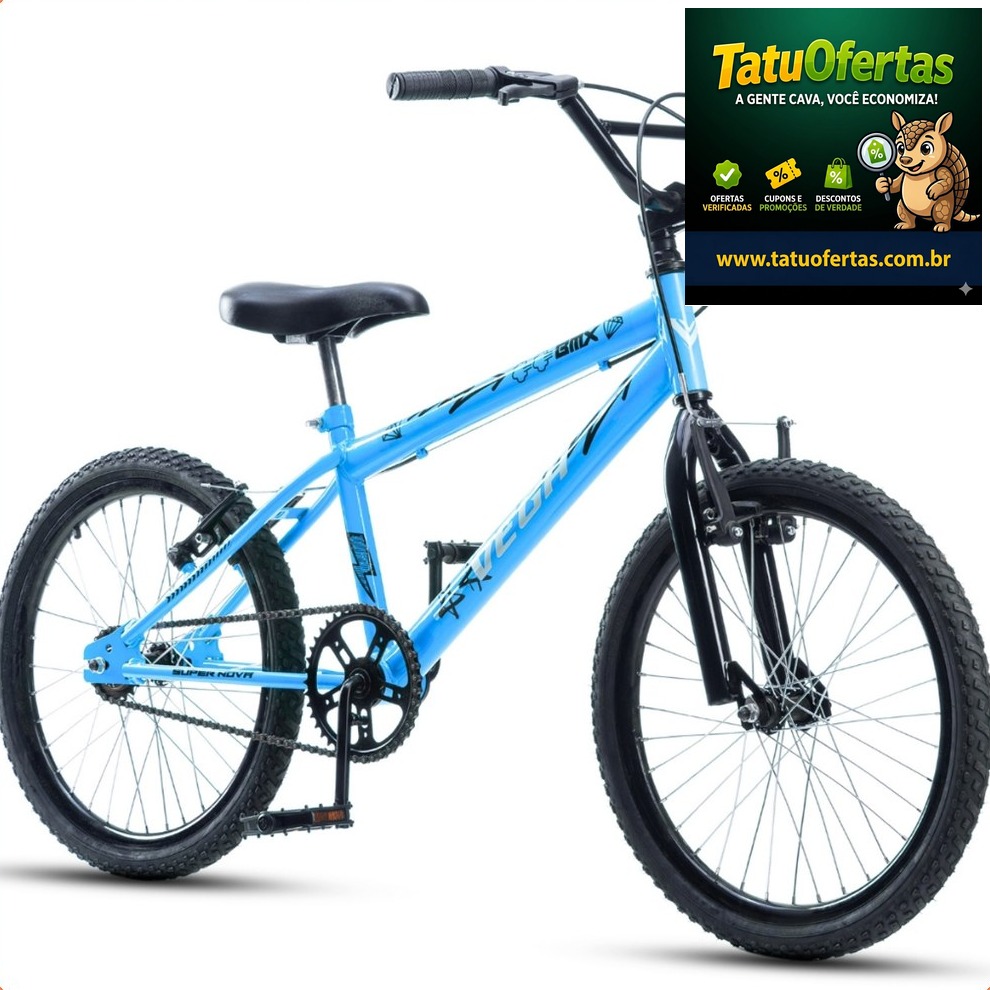 🟠 52% OFF | Bicicleta Aro 20 Bmx Freestyle Infantil Vega Ar