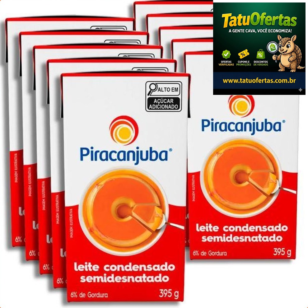 TÁ BARATO DEMAIS 💰
🟠 57% OFF | Kit c/ 10 Leite Condensado 395g Piracanjuba | #Shopee
❌ R$ 91,47
✅ 