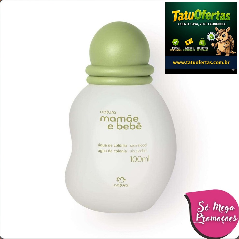 VALE MUITO A PENA 🤯
🟠 72% OFF | Colônia Mamãe e Bebê - 100