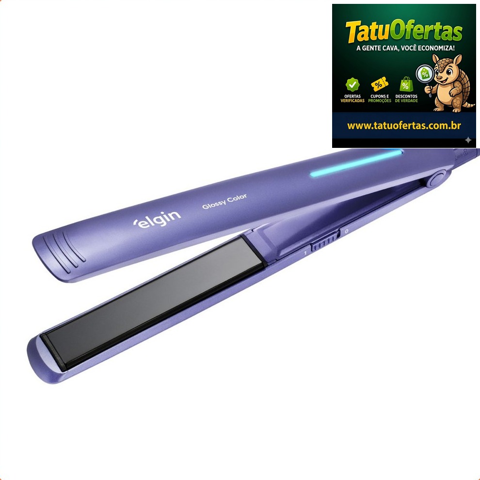 SUPER PROMOÇÃO 🔥
🟠 75% OFF | Prancha Alisadora Chapinha El